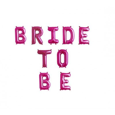 בלוני BRIDE TO BE - ורוד לבבות