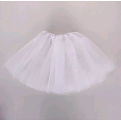 חצאית טוטו לבנה